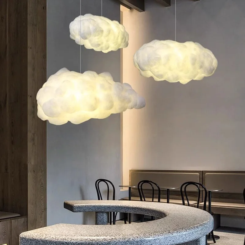 Cloud Model Pendant Light Modern LED Pendant Lamp Chandeliers Indoor Lighting Room Decor For Bedroom Living Room Hotel Light