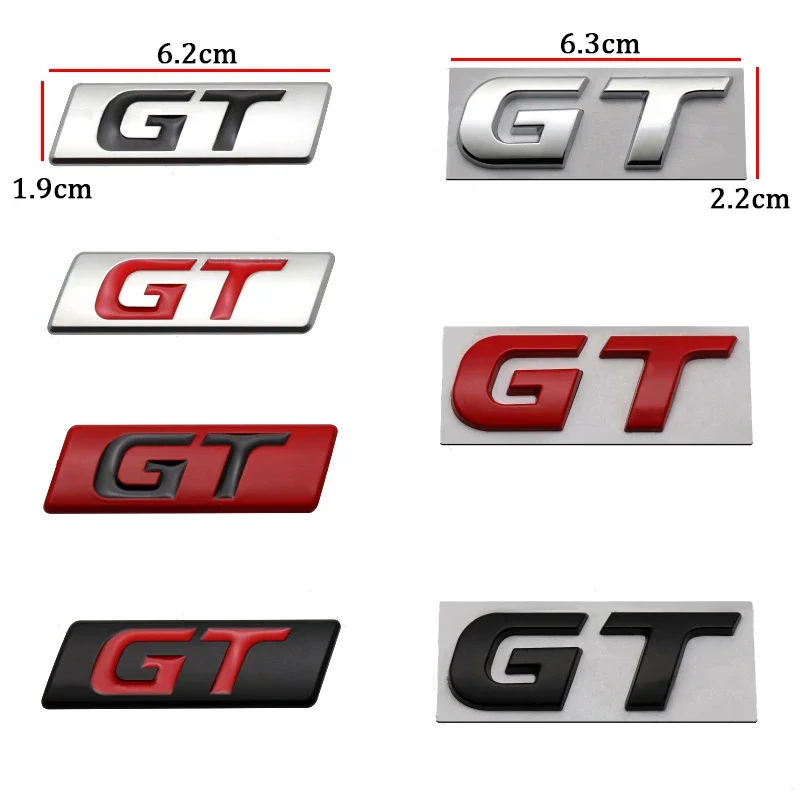 

Автомобильная наклейка GT, значок, эмблема, наклейки для Peugeot Hyundai GT Ford Focus Mondeo KIA Forte Optima Stinger Picanto Sorento Renault