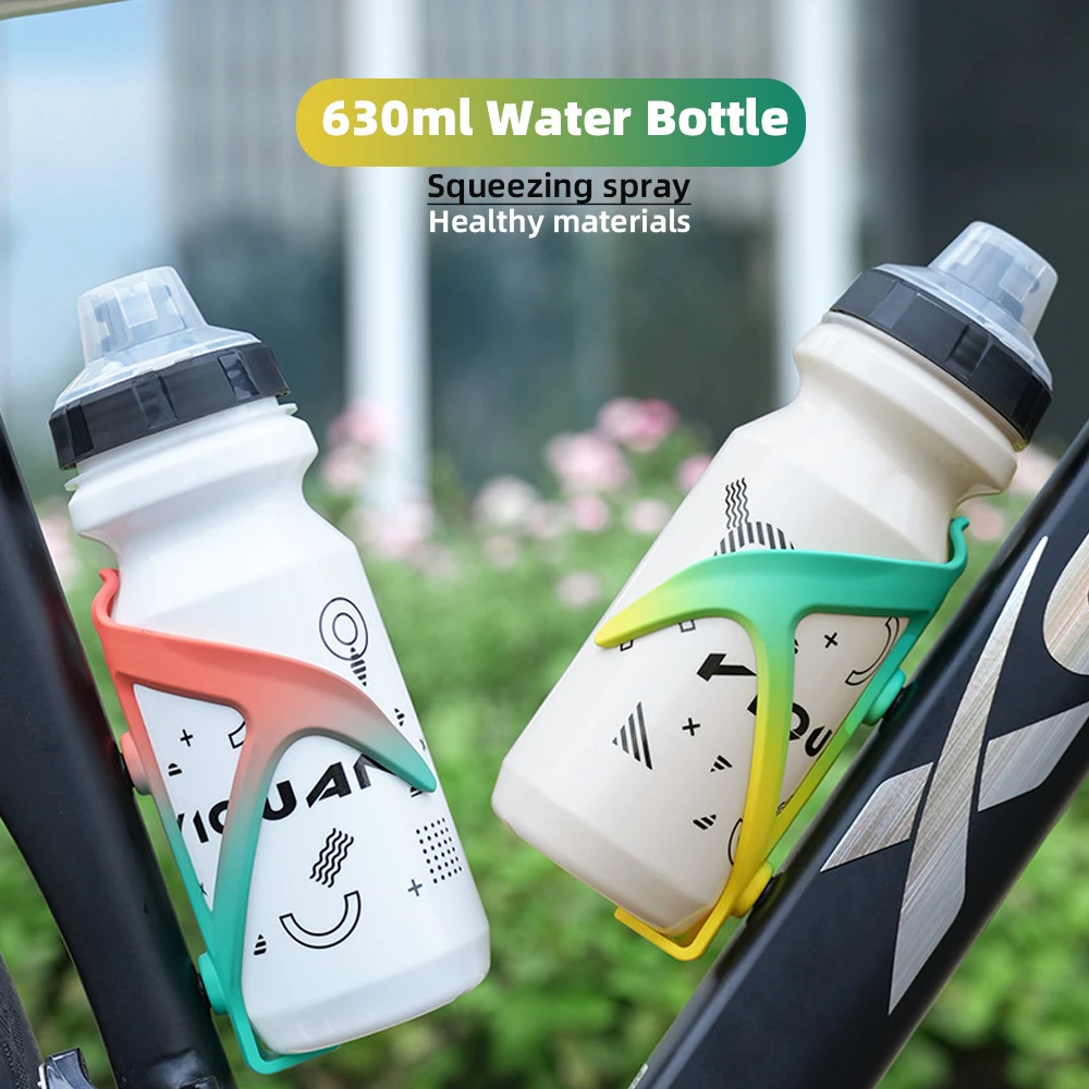 Mountainbike Wasser flasche 630ml große Kapazität Wasser flasche Outdoor Radfahren Fitness Sport