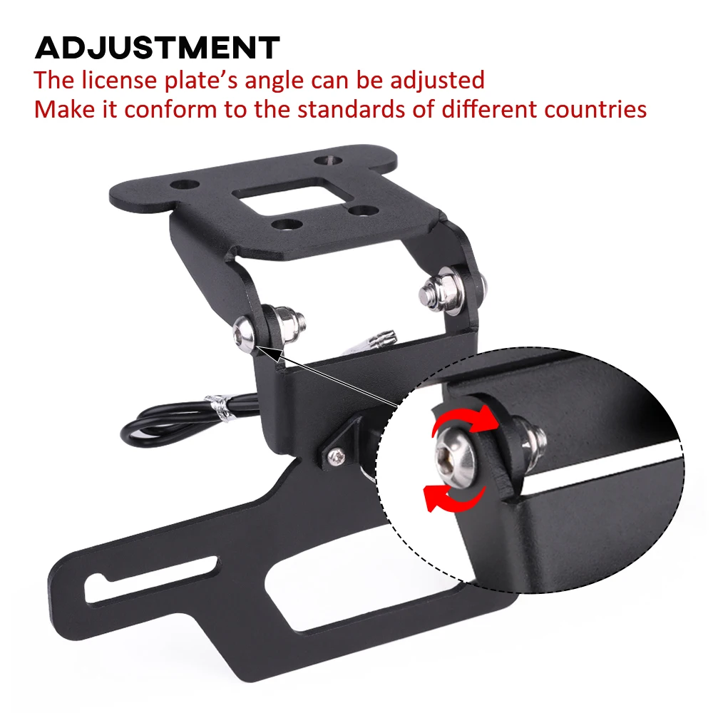 Tail Tidy License Plate Holder For KAWASAKI NINJA 250 400 Z250 Z300 Z400 2018-2014 Motorcycle Fender Eliminator Frame Bracket - view 3