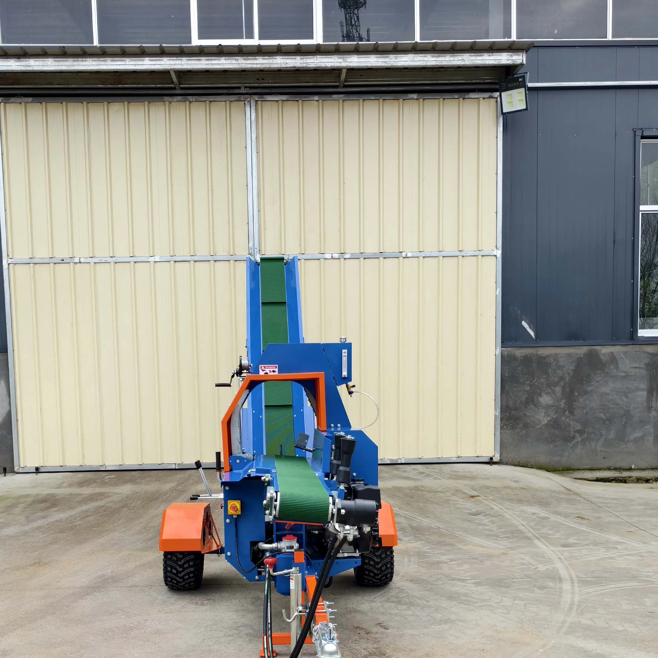 Customized Agricultural Machinery Equipment Wood Log Cutting Machine Firewood Processor Wood Processor
