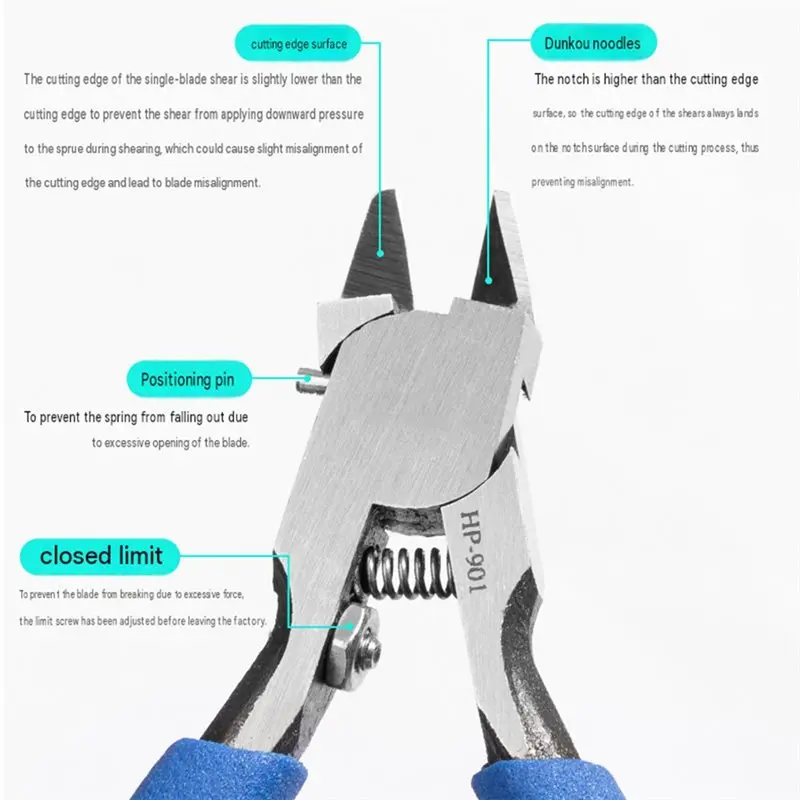Plastic For Beginners And Experts Ultra-Thin Single-Edged Model Nippers For Model Building Tools Model Nippers