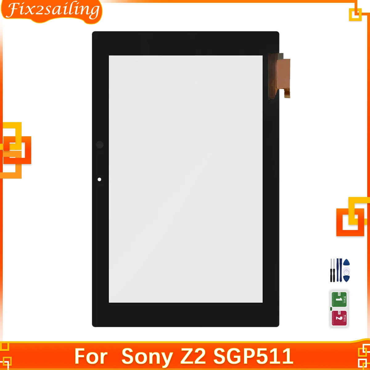 Glass For Sony Xperia Tablet Z2 SGP511 SGP512 SGP521 SGP541 SGP551 SGP561 Touch Screen Digitizer Panel Sensor Replacement Parts