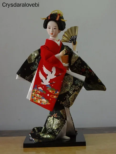 30cm Statuette Ethnic Japanese Geisha Dolls Kimono Dolls Girl Belle Lady Collection Home Decoration Miniature Figurines