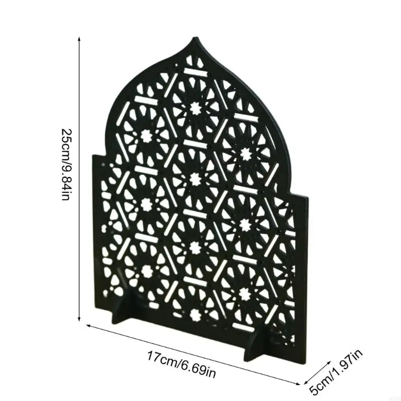 زخرفة خشبية لعيد مبارك ورمضان وديكورات حفلات المسلمين ونحت علامة الطاولة ومهرجان المسجد الإسلامي ولوحات تزيين 37JD