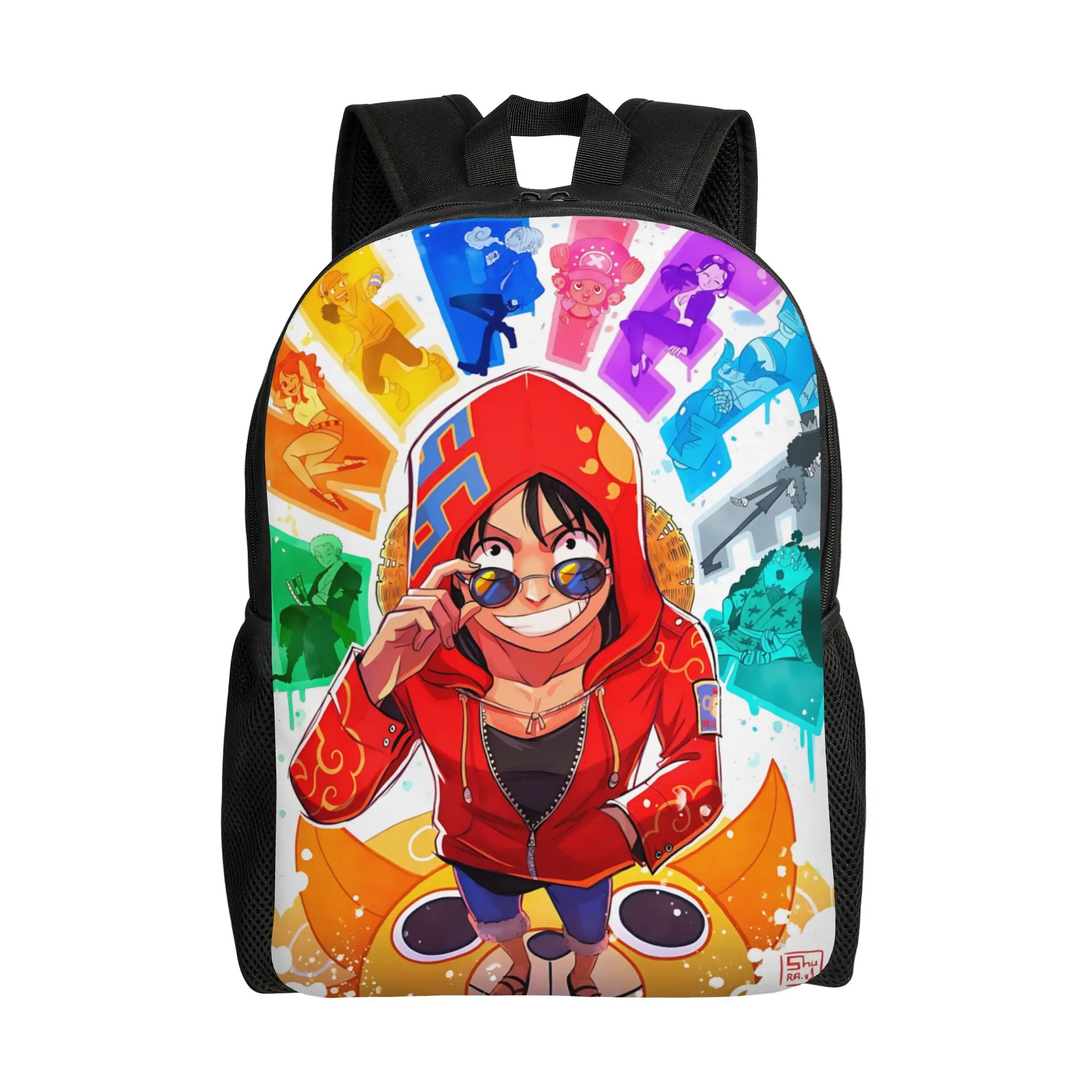 

1PC Fashion Backpacks One piece Daypack funko Daily Travel Retro Washable Rucksack