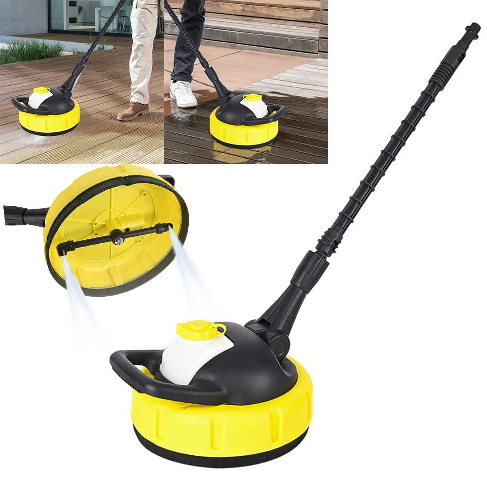 Pressure Washer Multi-Surface Rotary Brush Cleaner Floor Cleaning Tool High Pressure Washer for Karcher Cleaner Attachment