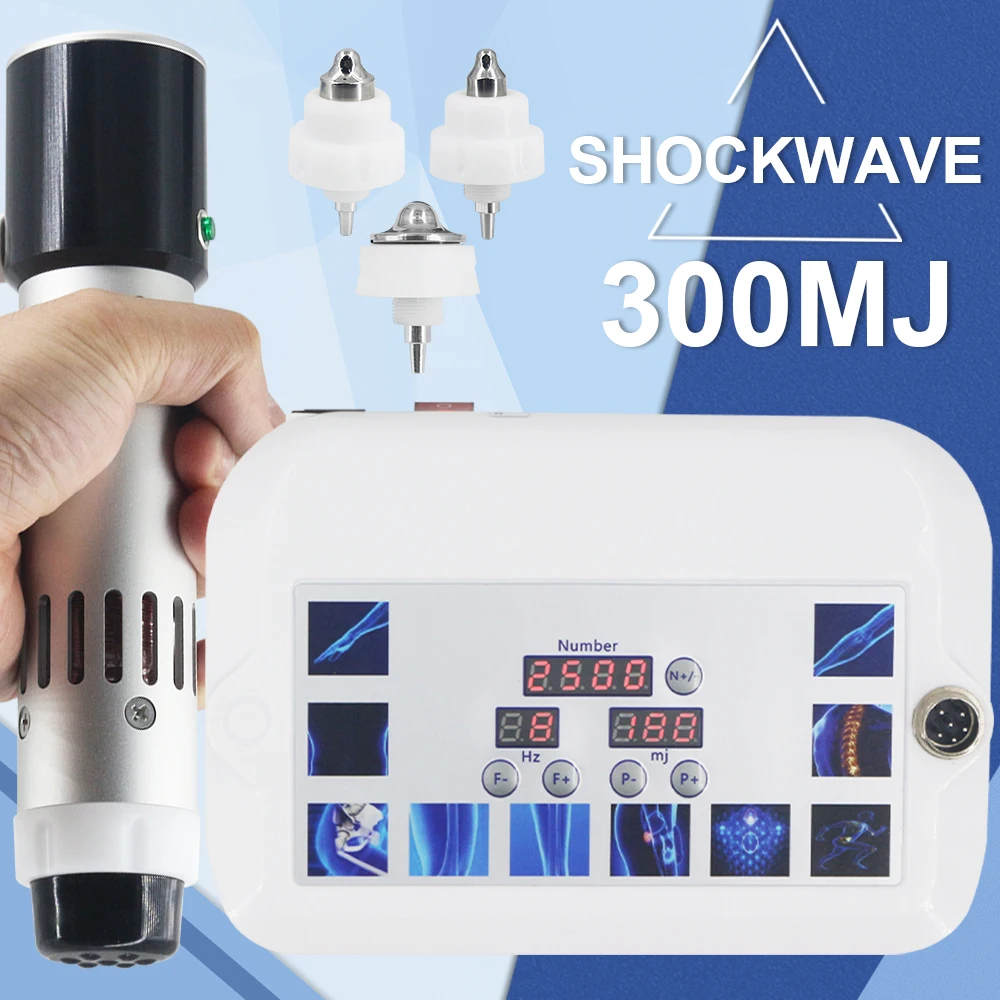 Shockwave Therapy Machine Effective For ED Treatment Erectile Dysfunction Muscle Pain Relief Massage Relaxation 300MJ Shock Wave