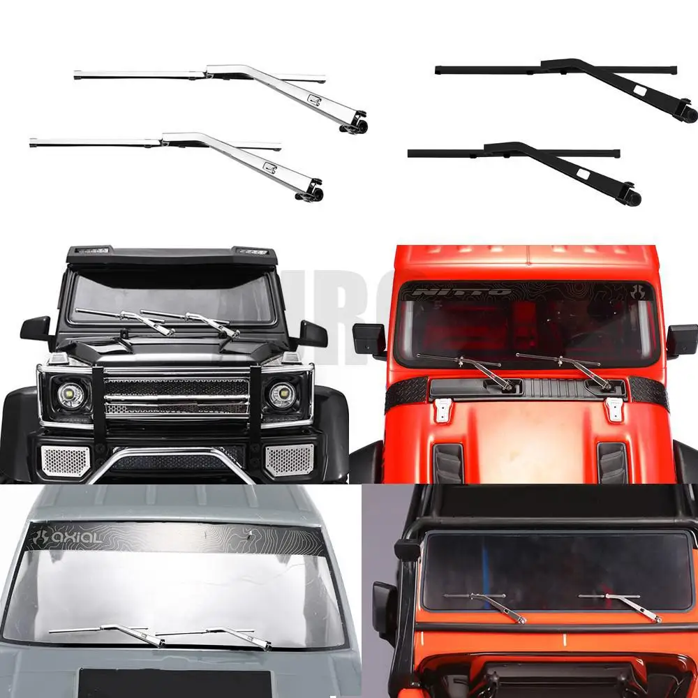 

Exquisitely Simulated Metal Movable Wiper For 1/10 1/8 RC Crawler Car TRX-4 TRX-6 Jimny CAPO Axial SCX10 KM4 Wrangler