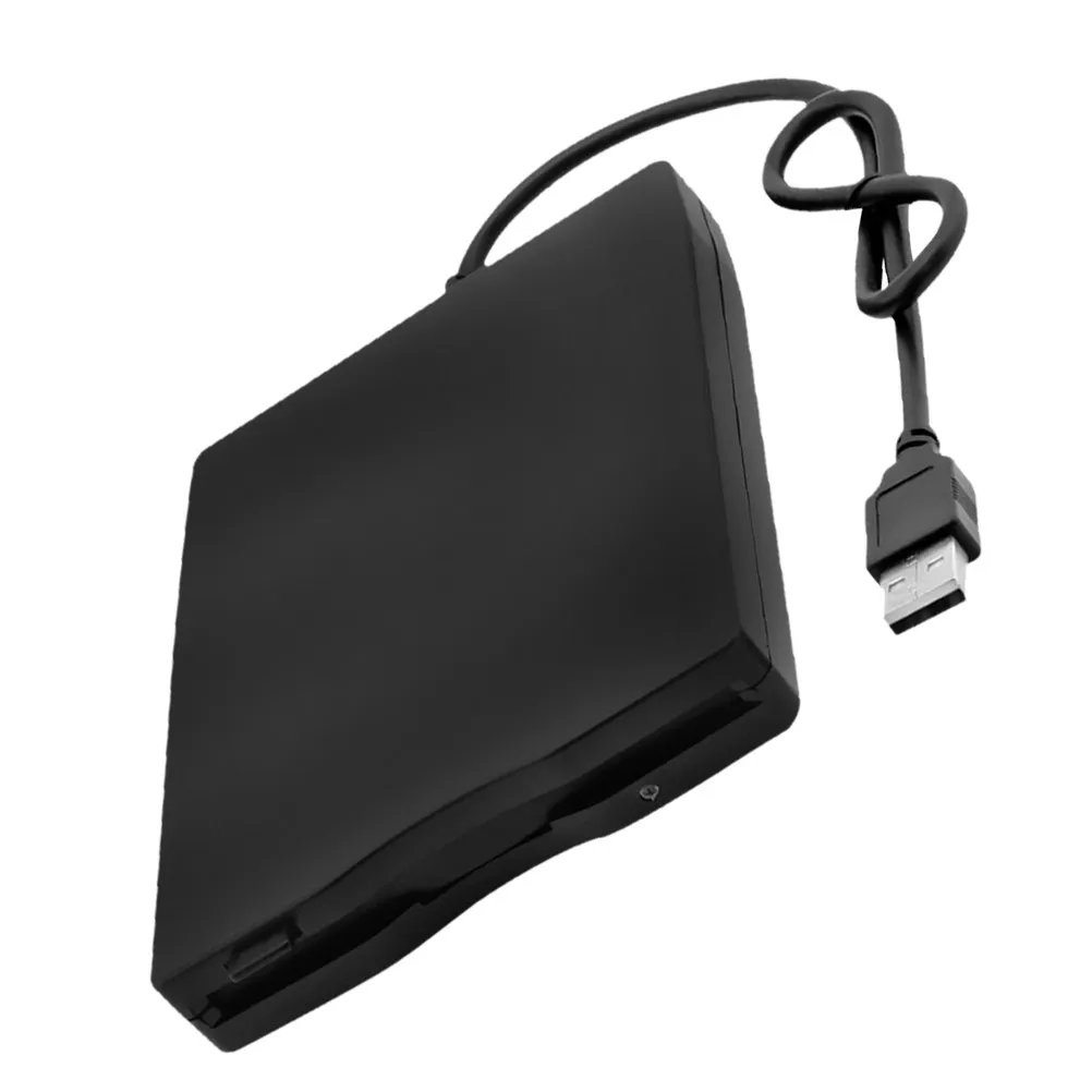 USB 2.0 External Floppy Disk Drive Portable Compact Lightweight Diskette Data Transfer Device for Compatible
