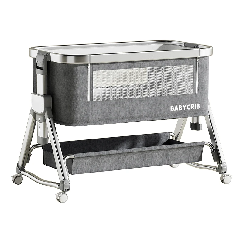 

New aluminum alloy modern movable cribs for neonatal and infant hospitals and homes