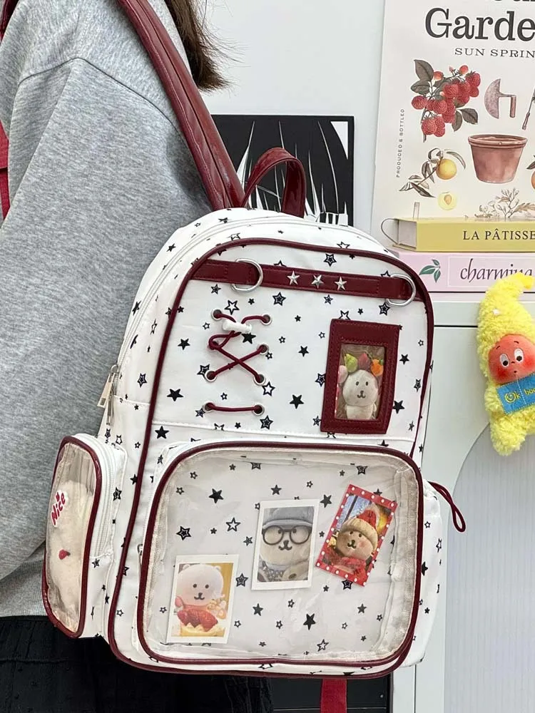 Kawaii Starry Harajuku Pastel Ita Backpack