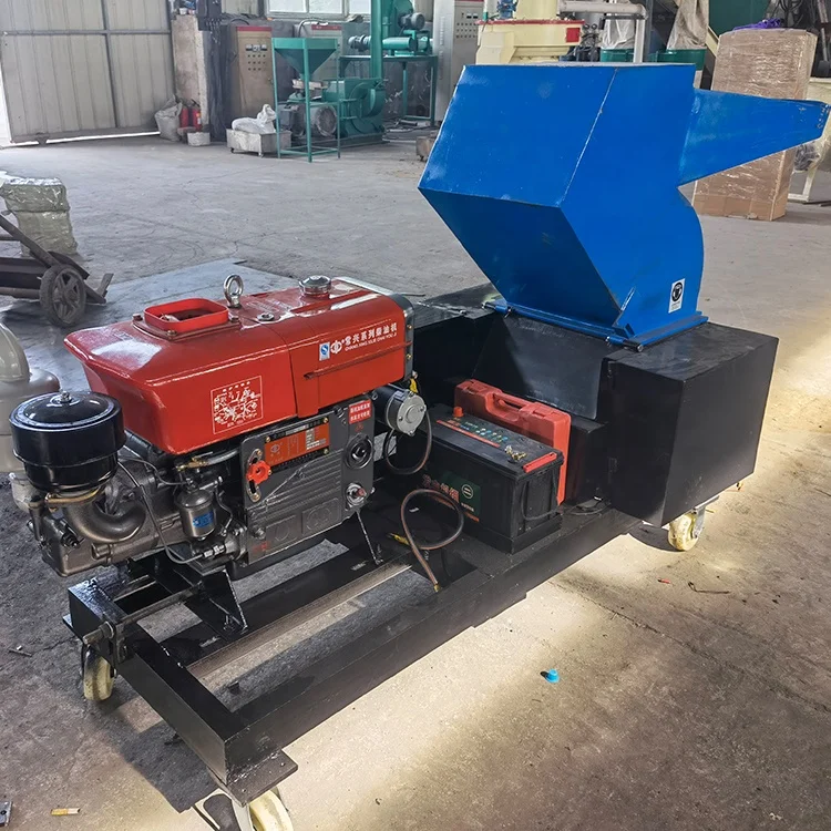Chinese Mini Pet Crusher Machine Waste Plastic Tire Crusher Crushing Grinder Machine Bottle Plastic Crusher - view 6
