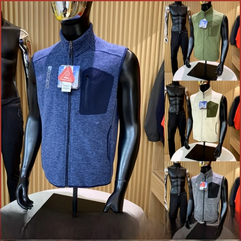 

Double-Sided Fce Outdoor Sports Vest for Men New Autumn Winter Faionable Versatile Functional oulder Pad Jaet