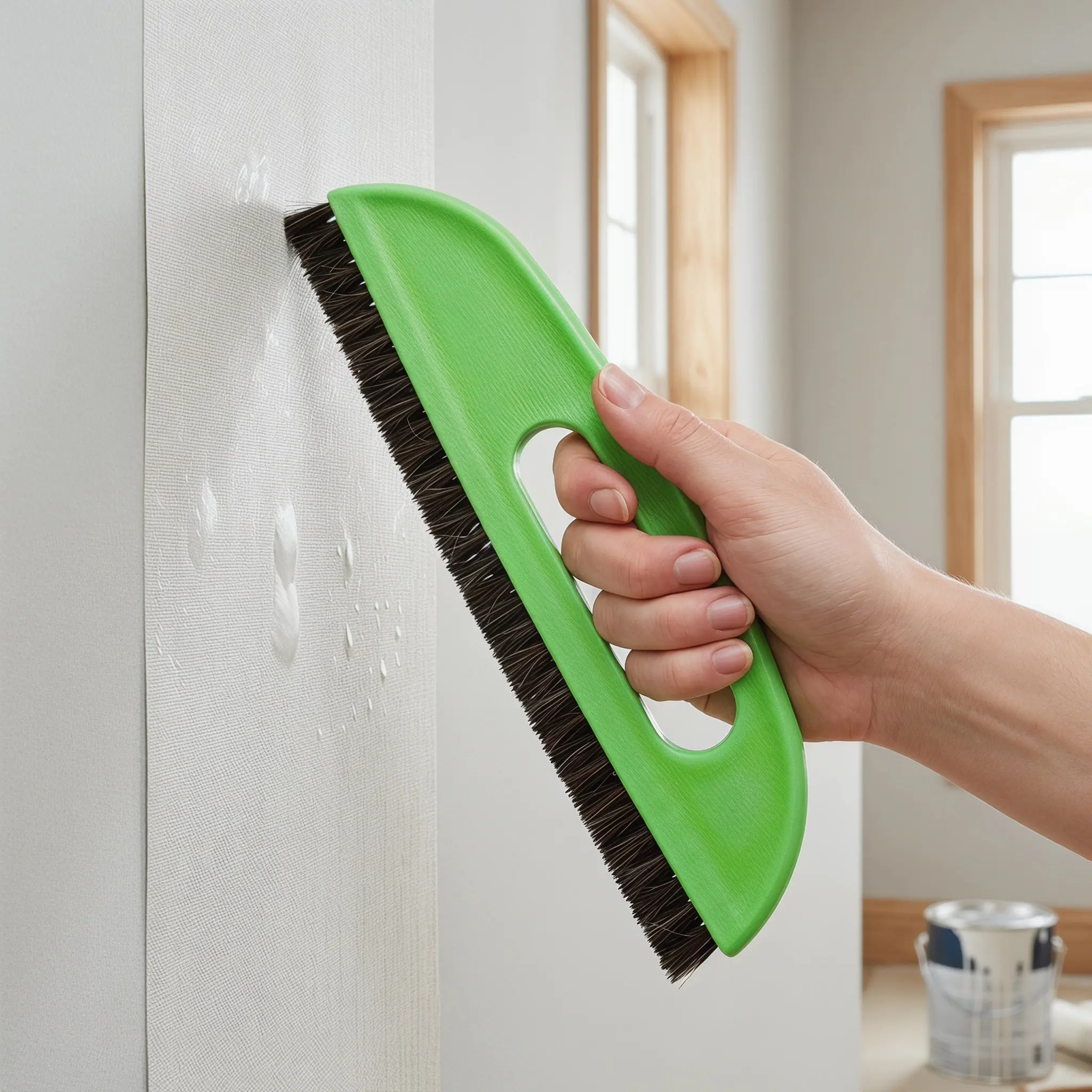 Wallpaper Construction Tools Horse Hair Long Bristle Smooth Hanging Wallpapers Lightweight Handle Trade Use