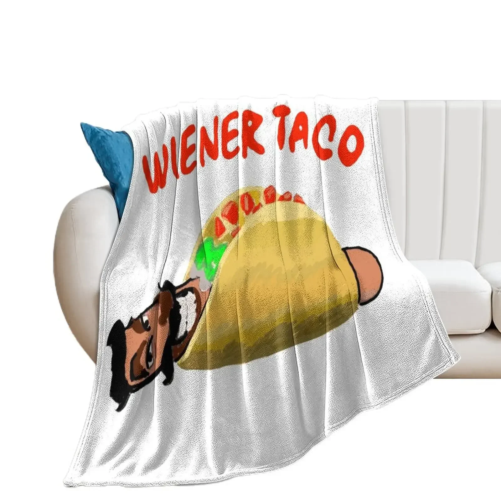 

wiener taco Throw Blanket Fashion Sofas Loose Summer Blankets