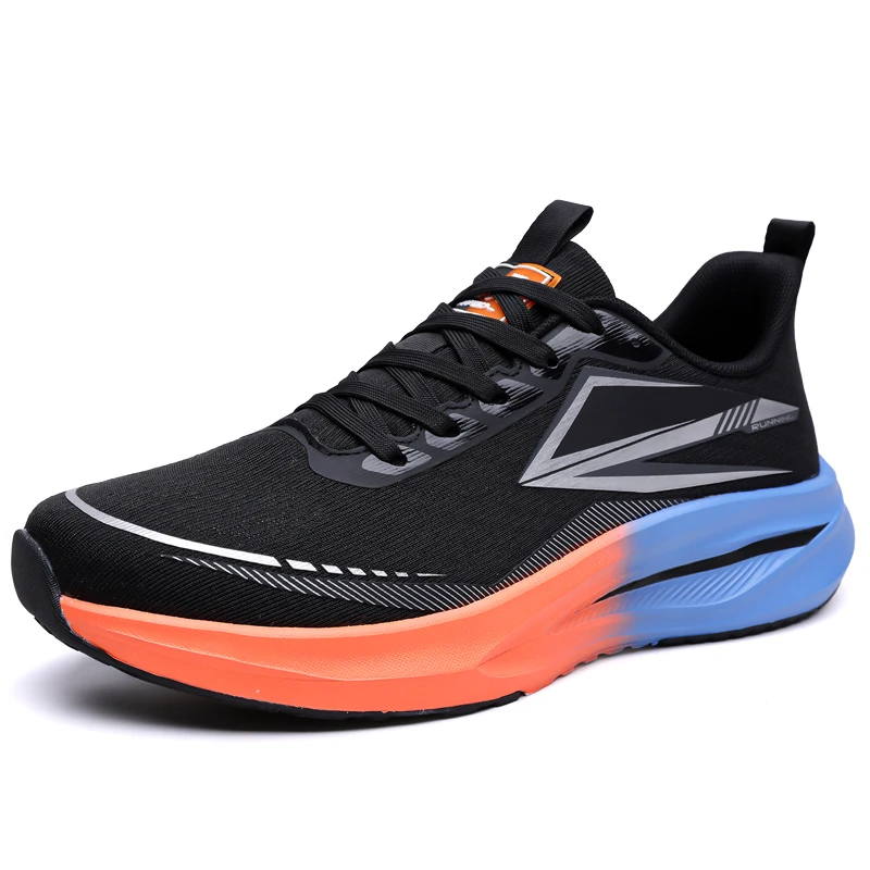 Atmungsaktive Herren-Laufschuhe aus Mesh – rutschfeste, elastische Schnürung für Training und Alltag_voghion.com