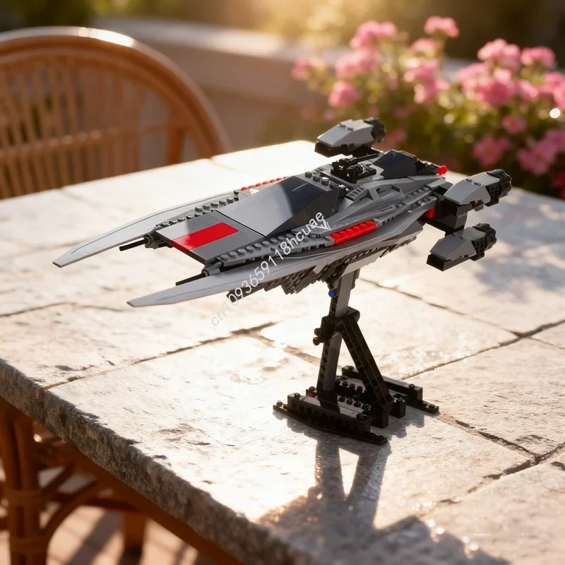 592pcs MOC Atreides Royal U Wing Fighter Star Model Building Festival Gift Blocks Construction DIY Toys Creative Brick Birthday