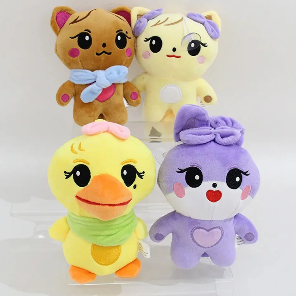 Heiß begehrte 4er-Set 20cm BornPink Kpop Plüsch World Tour JISOO JENNIE ROSE LISA Stofftier Plüschkissen Kawaii für Fans Geschenke – Detail 2