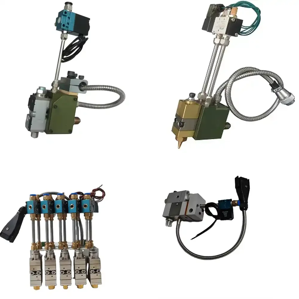 

High Speed Automatic Hot Melt Glue Machine Glue With Solenoid Valve Applicator Fixed Spray With Dots /