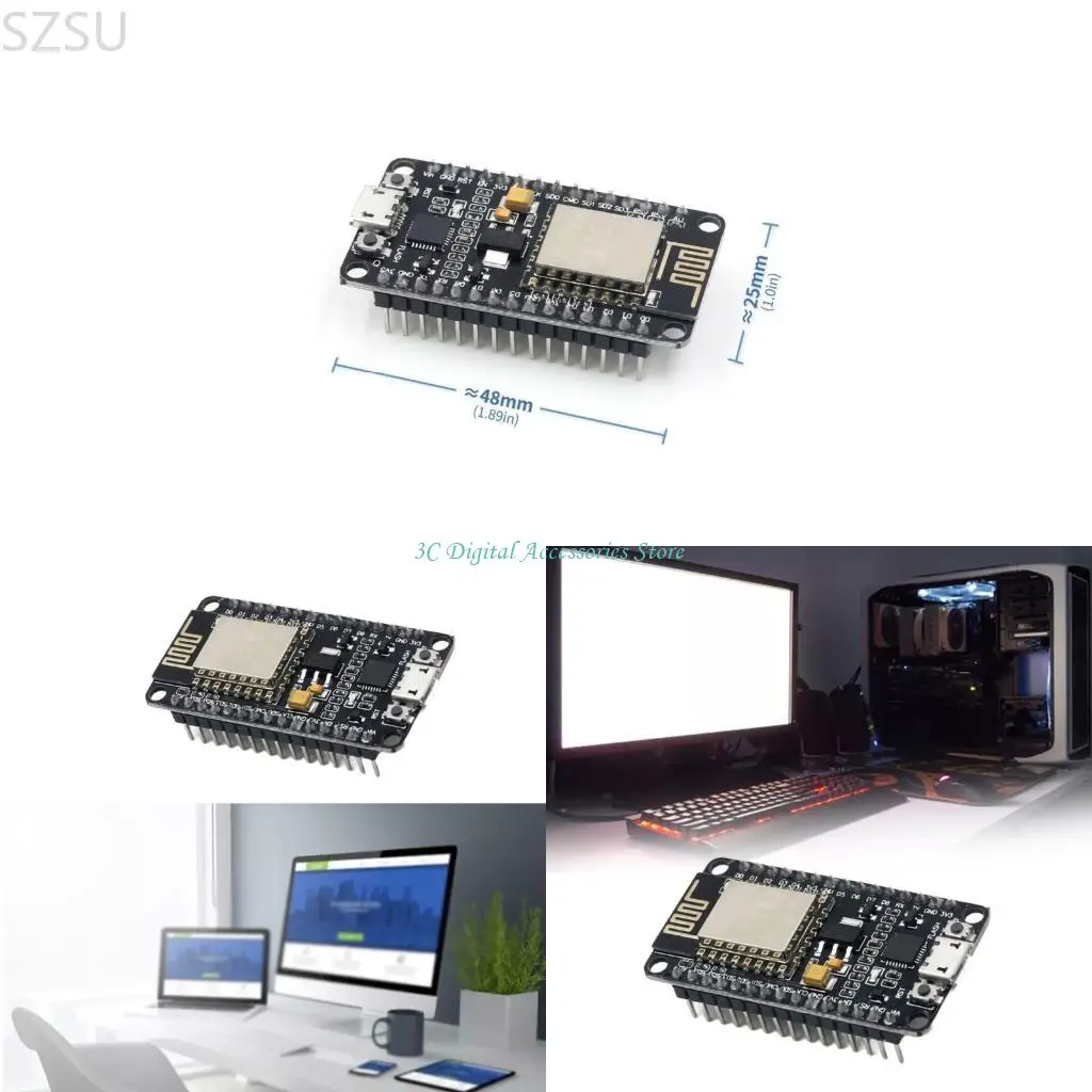 

SZSU ESP8266 Беспроводной модуль ESP12E NODEMCU BOARD DEVELUTCH 4MB FLASH
