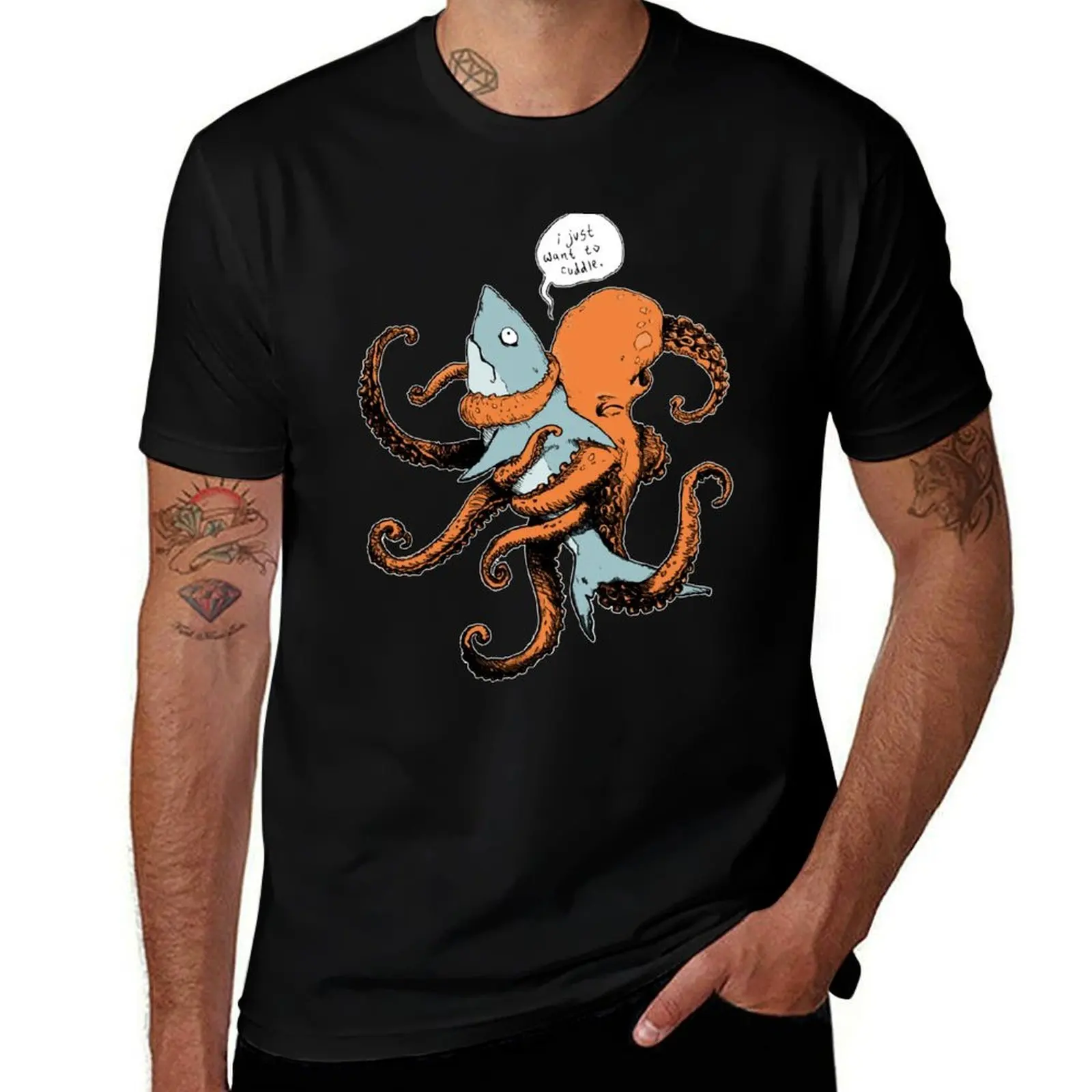 Cuddle Fish T-Shirt Soft Durable Cotton T-Shirt