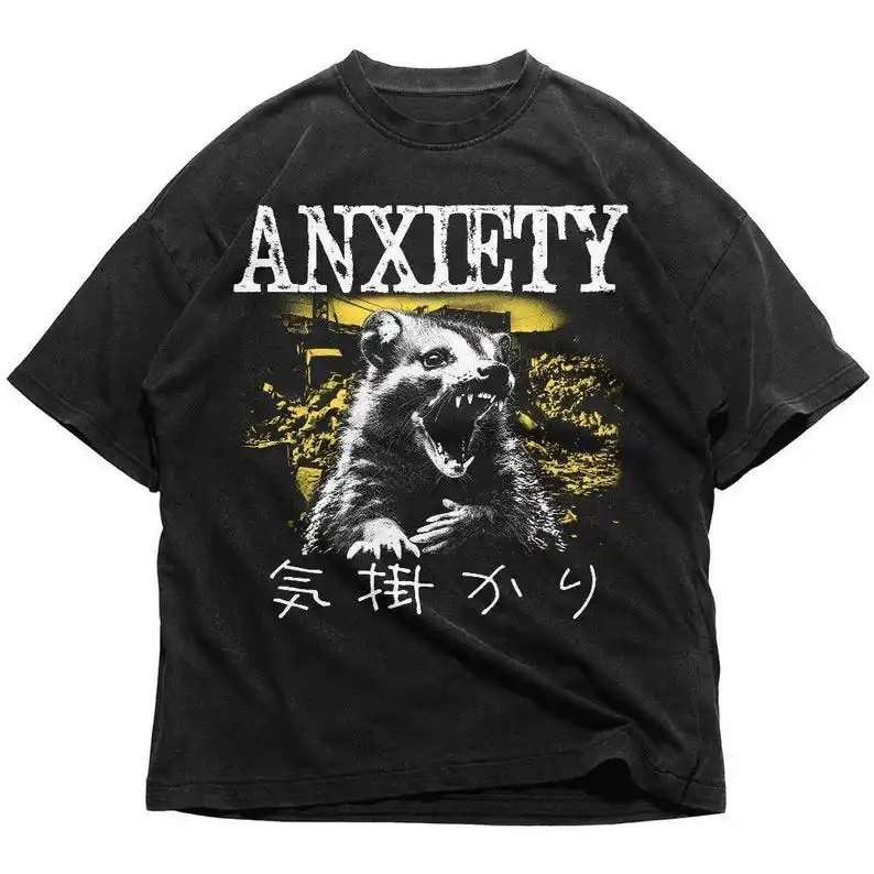 Anxiety Opossum Shirt, Tokyo Gifts for Animal Lovers Unisex Shirt, T-shirt