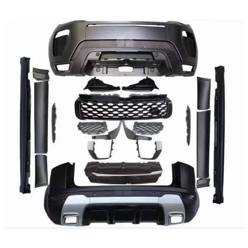 

Suitable for 12-15 to 18 Model Range Rover Evoque Bumper Surround Low to High Trim Old to New Body Kit