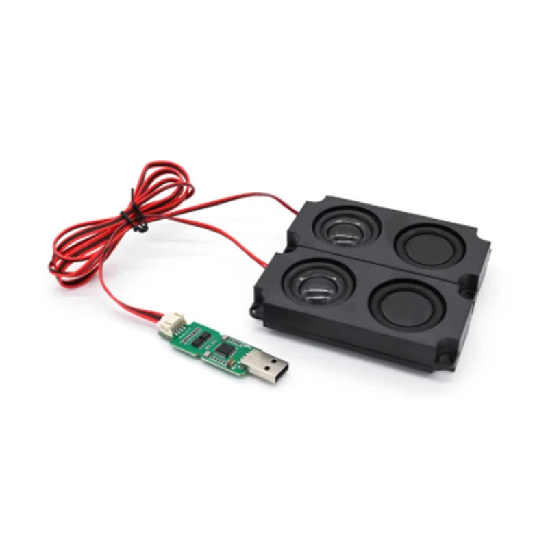 M16K-USB To AUDIO Audio Module+ Speaker For Raspberry Pi For Jetson Nano Driver-Free Plug-And-Play For Playback And Recording