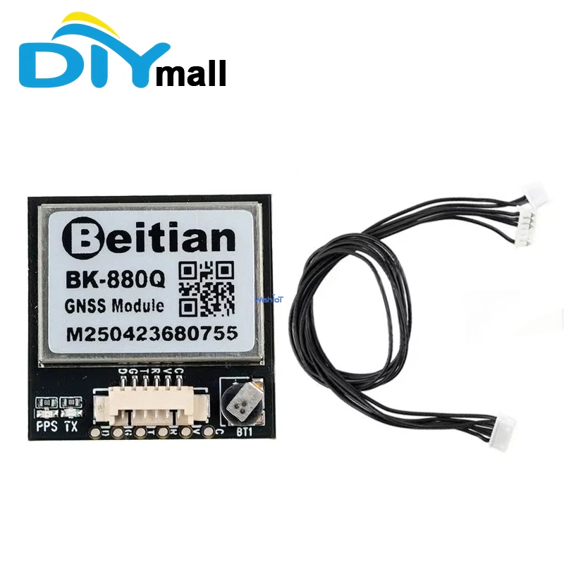 BK-880Q GNSS Module With M9140 Chip 92 Channels 1.5m CEP Accuracy GPS/GLONASS/BDS/Galileo 1.25-6P Connector For Drones/Vehicles