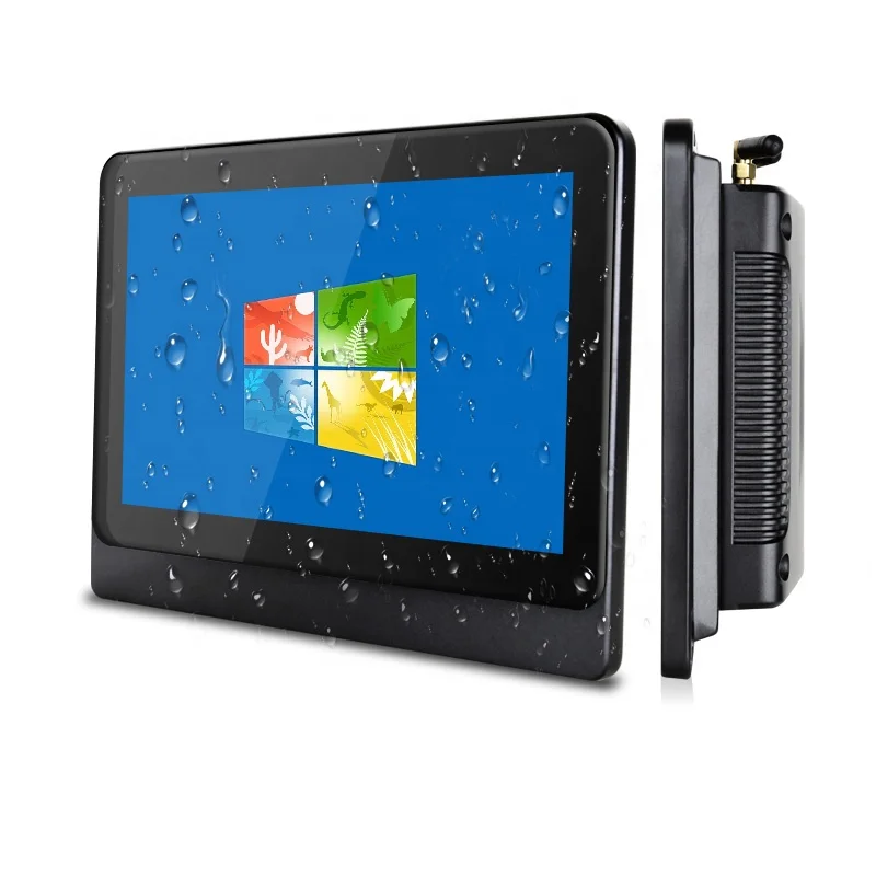 MSTouchThink 19 21.5 بوصة Ip65 مقاوم للماء وحدة المعالجة المركزية المسطحة I3 I5 I7 Win7 سطح المكتب Vesa Rs232 الصناعية الكل في قطعة واحدة