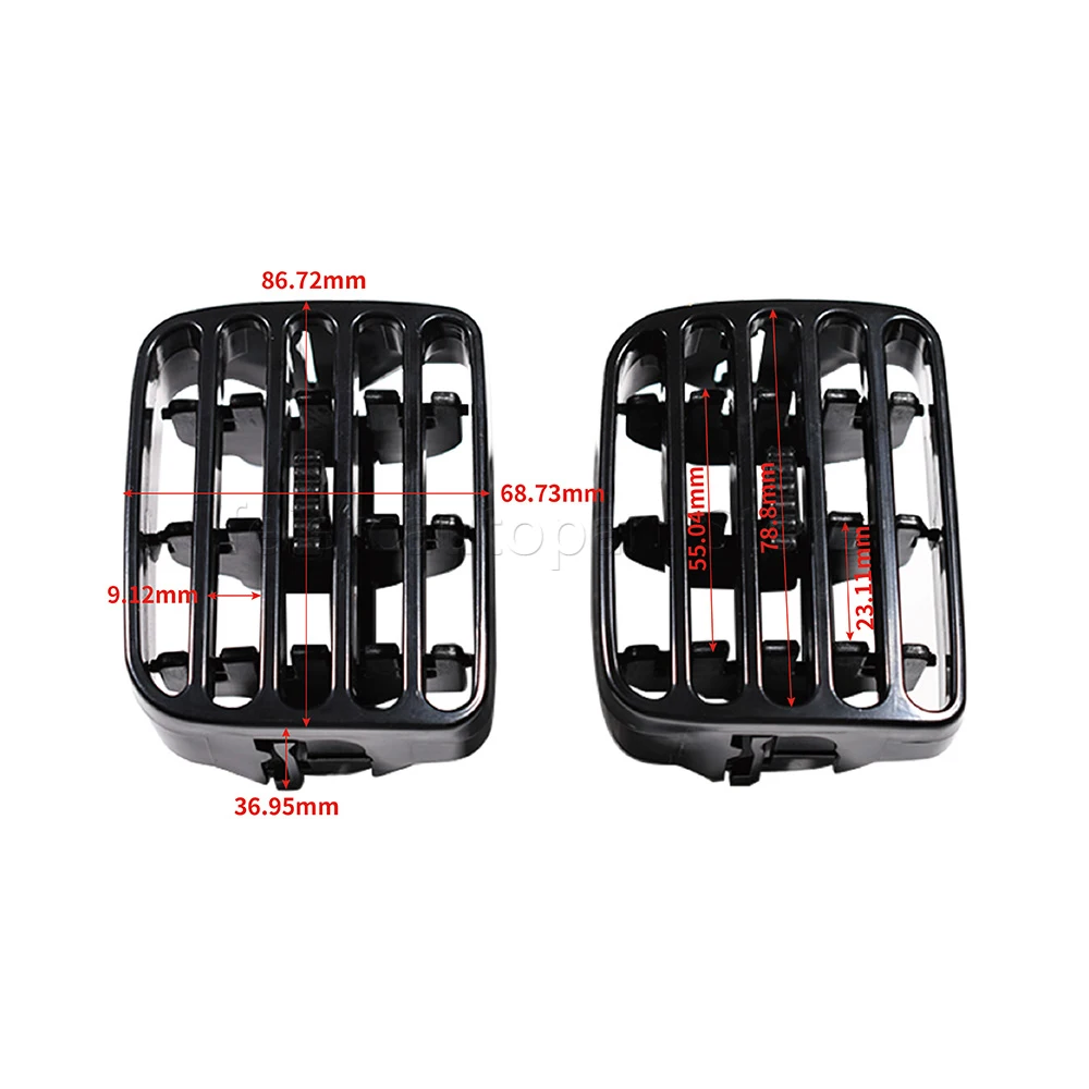 7702258279 7702258280 Dashboard Center Air Vent Grille AC Vent Frame For Renault Clio MK2 Thalia MK1 Car Replacement Accessories