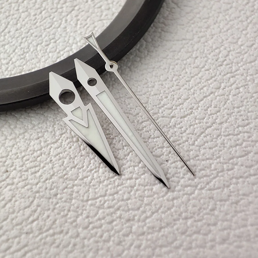 Manecillas de reloj con movimiento NH35 para NH36 NH70 4R 7S, manecillas luminosas verdes C3, accesorios de reloj, plata, oro, rosa y oro