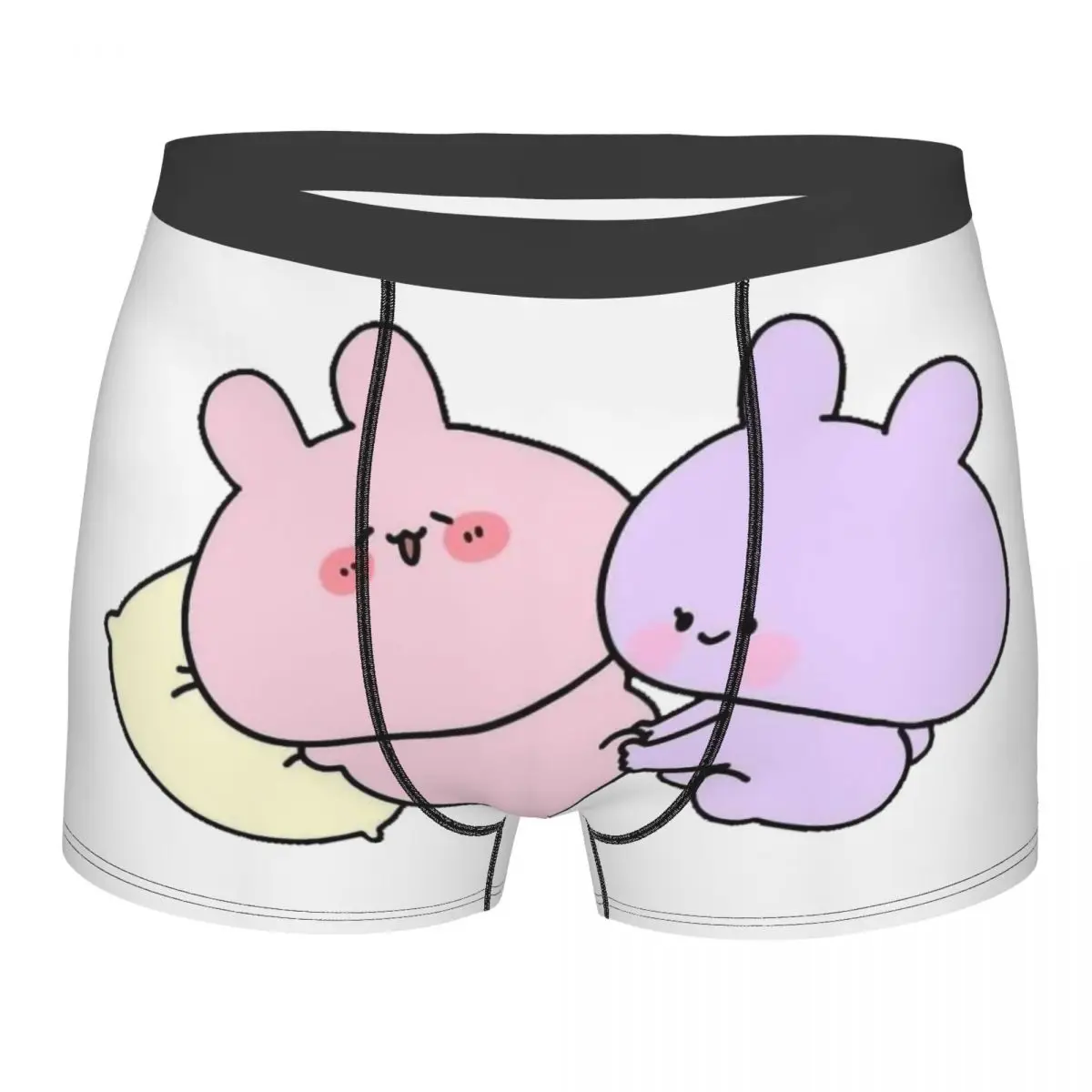 

Novelty Asamimichaan Anime Cartoons Asamimi Boxers Shorts Underpants Men's Comfortable Briefs Underwear