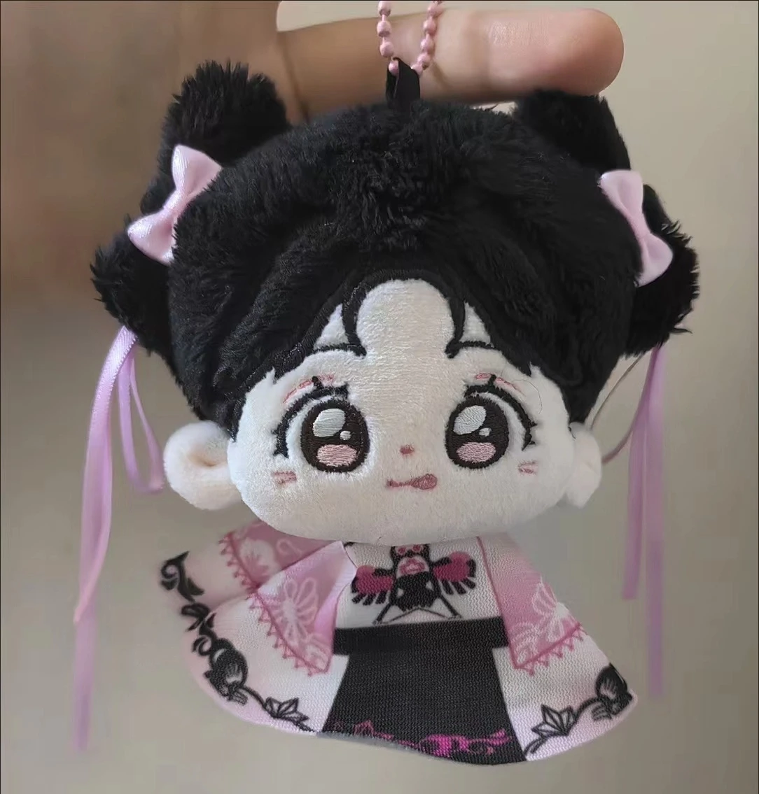 10cm 키 체인 써니 인형 애니메이션 블랙 로터스 전략 가이드 Ling Miaomiao Ziqi 코스프레 코튼 미니 인형 불가사리 바디 팬 선물