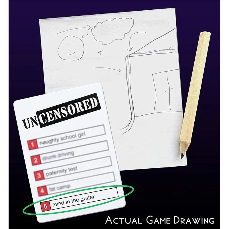 Drawing Without Dignity Adult Card Game Fun Party Board Game Award Winning Classic Painting for Adults
