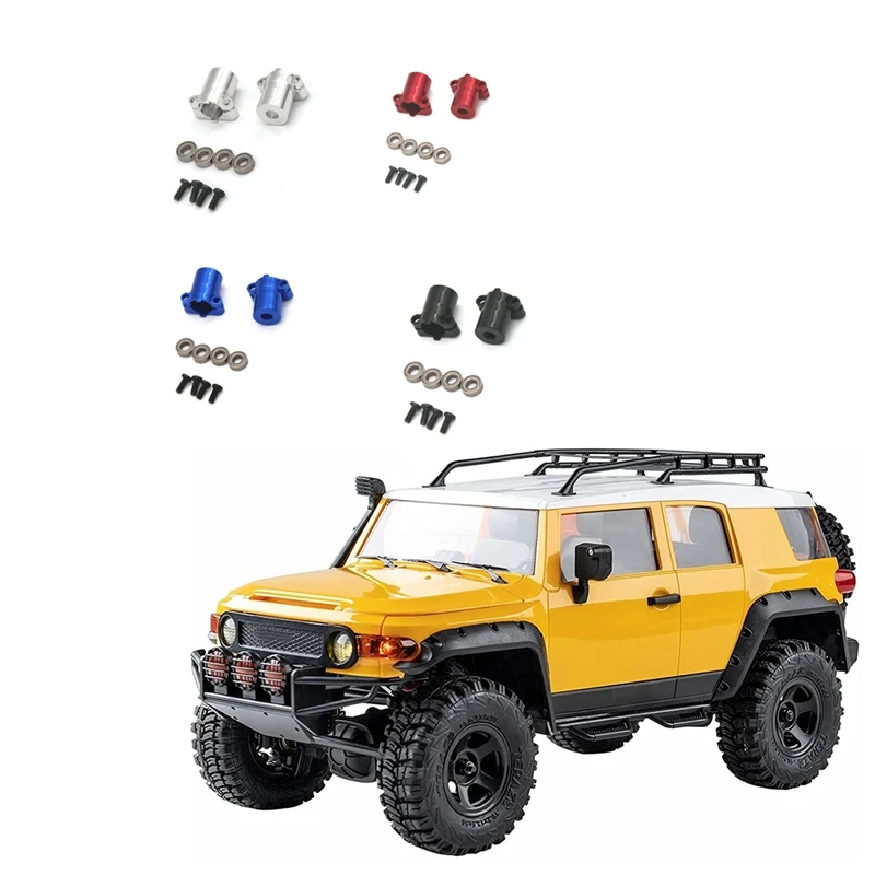 Adaptor gandar lurus belakang logam untuk 1/18 FMS EAZYRC Rochobby Toyota FJ Cruiser Patriot Katana suku cadang mobil RC