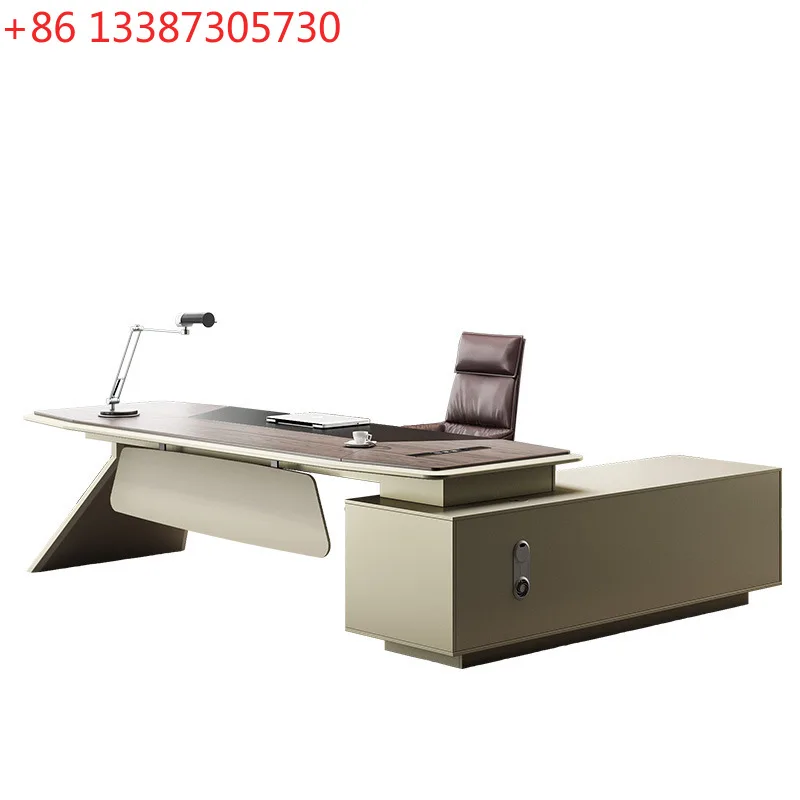 

The boss table is simple and modern, the desk manager's desk is in charge, and the paint is high-end.