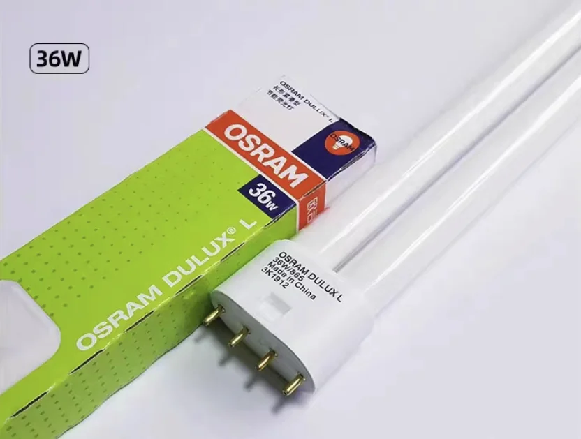 OSRAM DULUX L 36W/827 2700K Теплый 36W/840 4000K Холодный белый 36W/865 6500K Daylight 2G11 4 контакта CFL Лампа накаливания LUMILUX