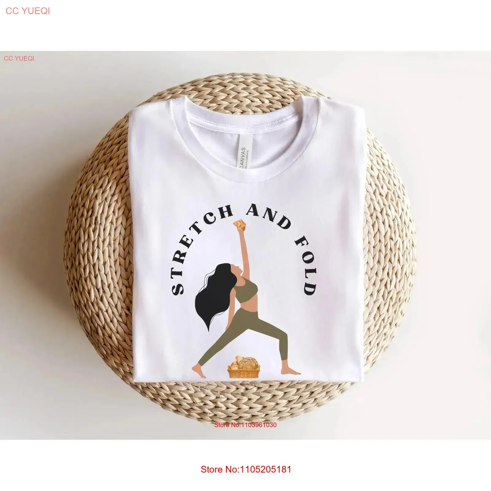 Stretch and Fold Funny Sourdough Bread T Shirt for Baker Lover Baking vintage Washed Versatile designer clothes Stretched