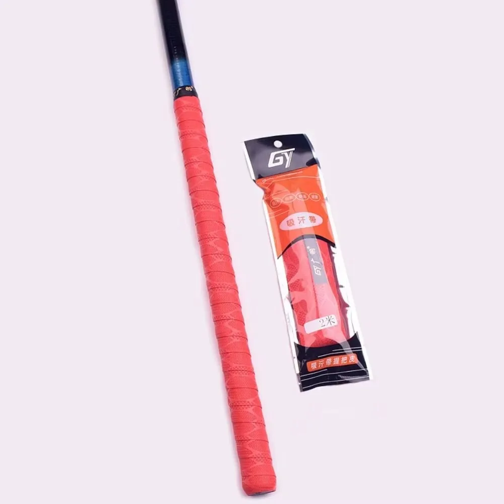 2m esporte sobre aderência fita macia engrossar raquete de badminton apertos suor banda anti-deslizamento tênis overgrips sweatband varas de pesca banda