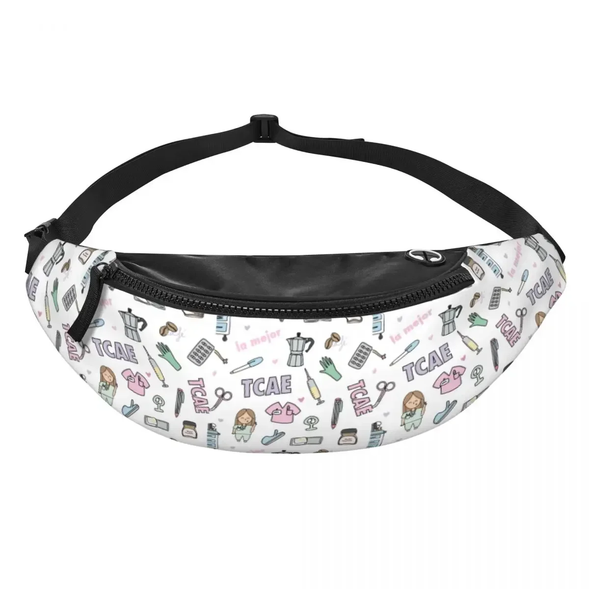 

Enfermera En Apuros Doctor Nurse Medical Fanny Pack Women Men Custom Crossbody