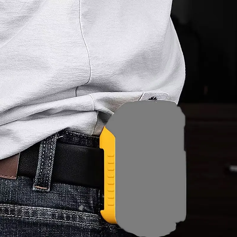 5Packs Battery Holder for Dewalt 18V 20V 60V Battery Holder Wall Storage Mounts Stander Mount Dock Battery Belt Buckle Yellow