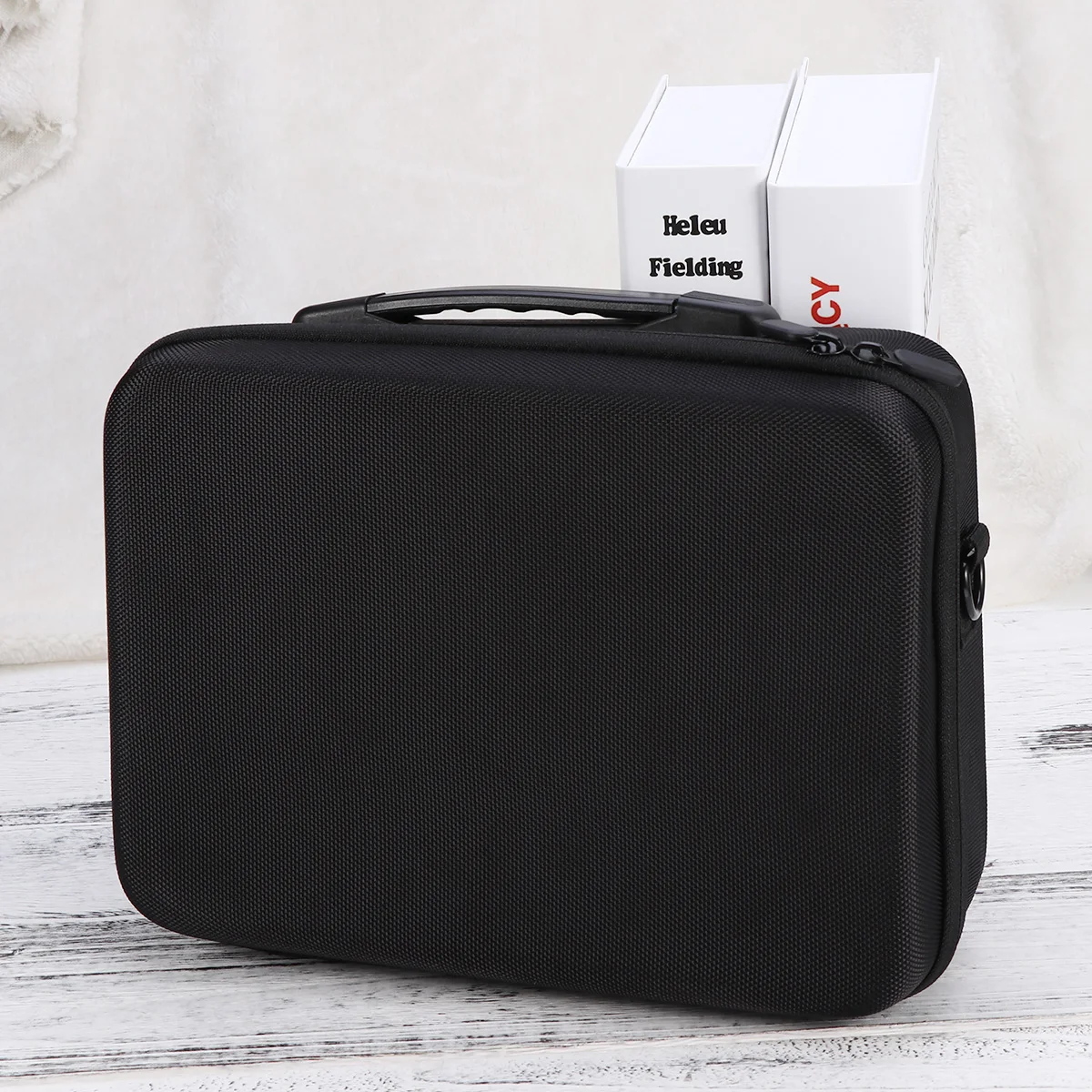 

Drone Storage Bag Portable Backpack Shoulder Four Wheels Waterproof Black Hardshell Suitsace
