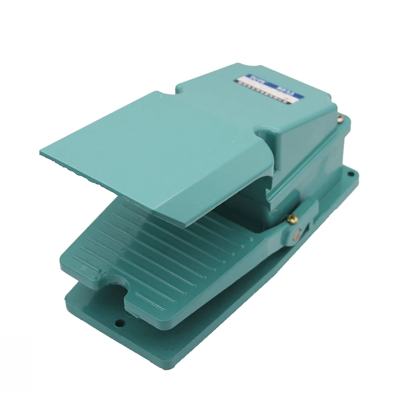 1PC Aluminium Case Foot Switch 15A AC 380V AC 250V 50HZ Pedal Switch Wireless 1NO+1NC Reset