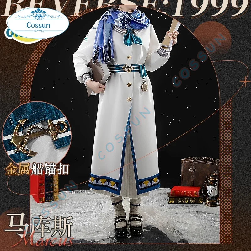 [Customized] Reverse:1999 Marcus Cosplay Costume Cos Game Anime Party Uniform Hallowen Play Role Clothes Clothing New