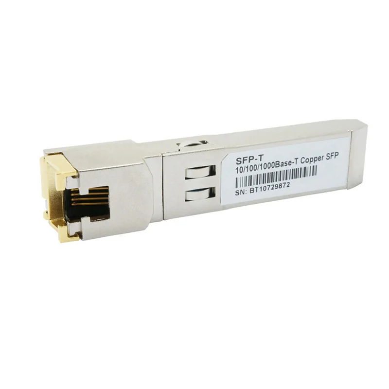 6X Gigabit RJ45 SFP Module 10/100/1000Mbps SFP Copper RJ45 SFP Transceiver Gigabit Ethernet Switch-ABJU