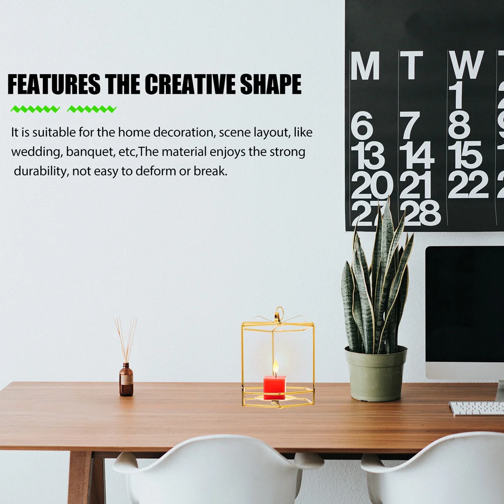 

2Pcs Vintage Holder Set European Style Metal Candlestick Holder for Table Centerpiece Wedding Decoration Tealight