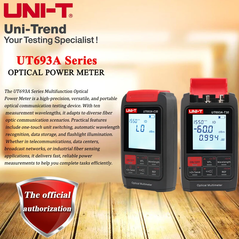

Многофункциональный измеритель оптической мощности серии UNI-T UT693A и тестер связи Красная лазерная ручка/тестер последовательности проводов/фонарик