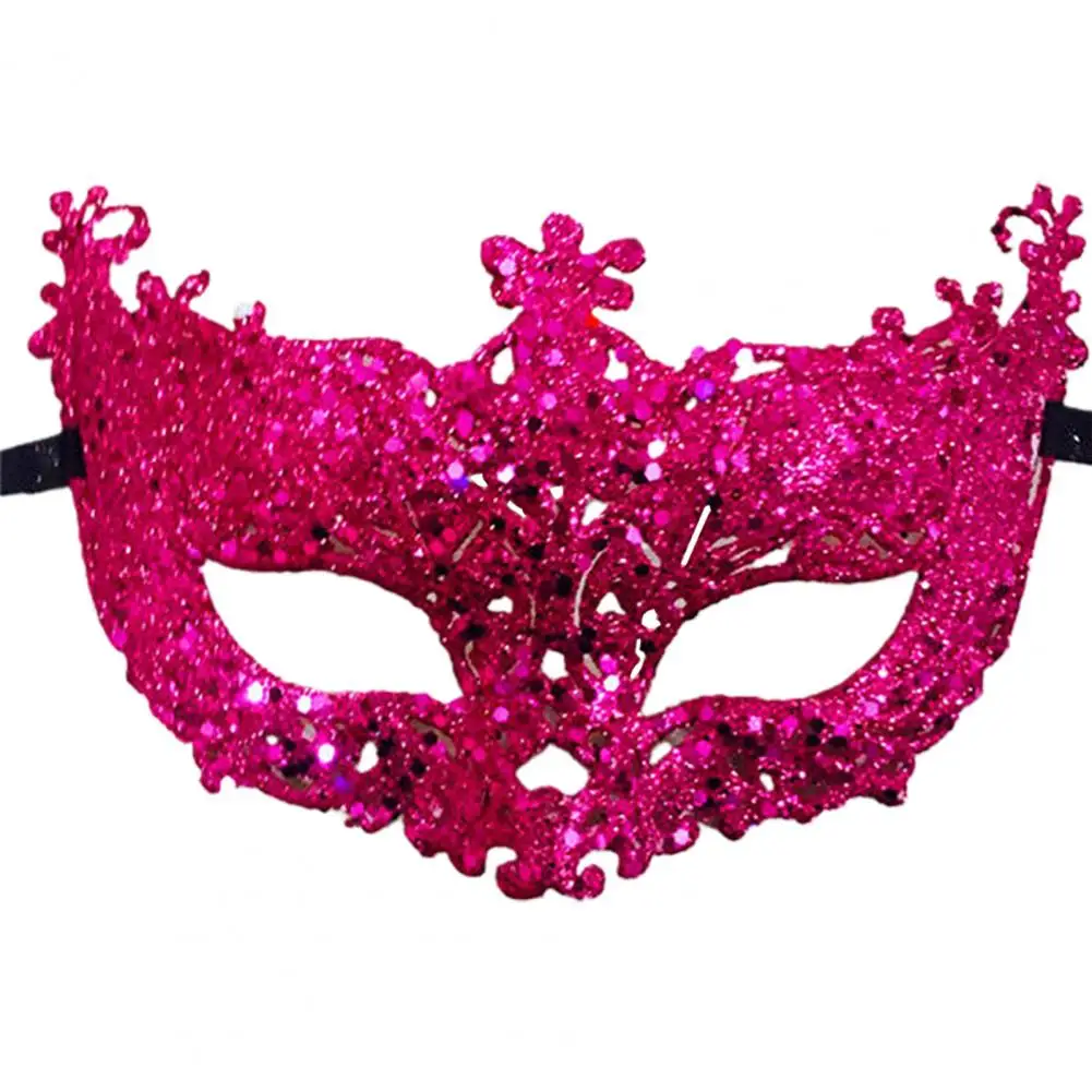 Cosplay Cover Glitter Shinny Women Ribbon Mysterious Eye Cover Masquerade Mask Venetian Masquerade Halloween Fancy Dress